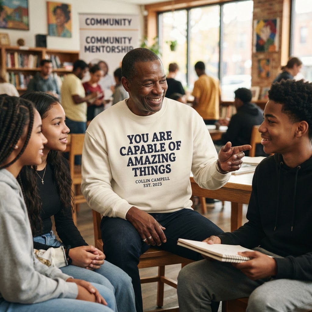 You Are Capable of Amazing Things — Premium Sweatshirt | COLLIN CAMPELL product image