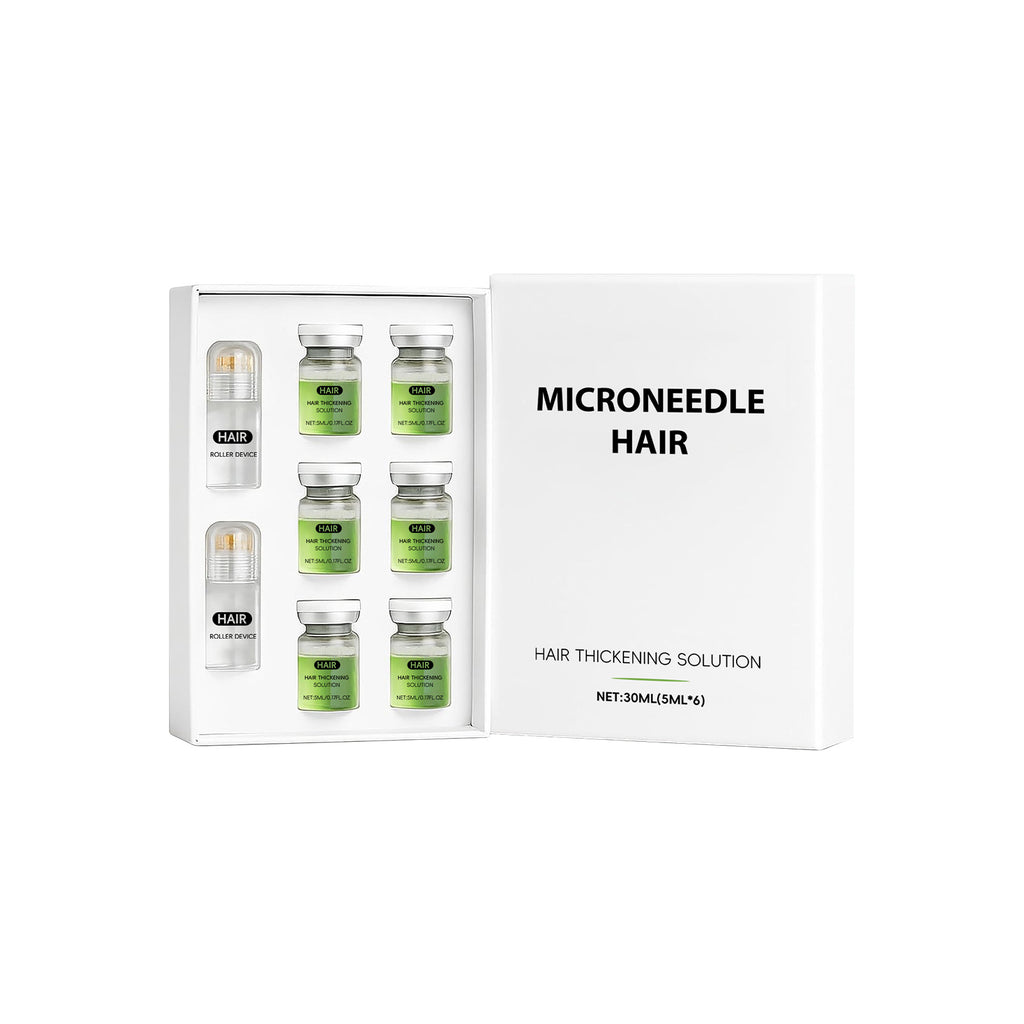 Hair Thickening Derma Roller Serum