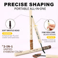 Double-ended Eyebrow Trimmer Liquid Mascara Brush
