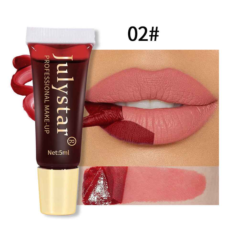 Matte Peel-Off Lip Stain, Long-Lasting Lip Tattoo Tint