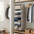 Hanging Closet Organizer - 6 Shelves
