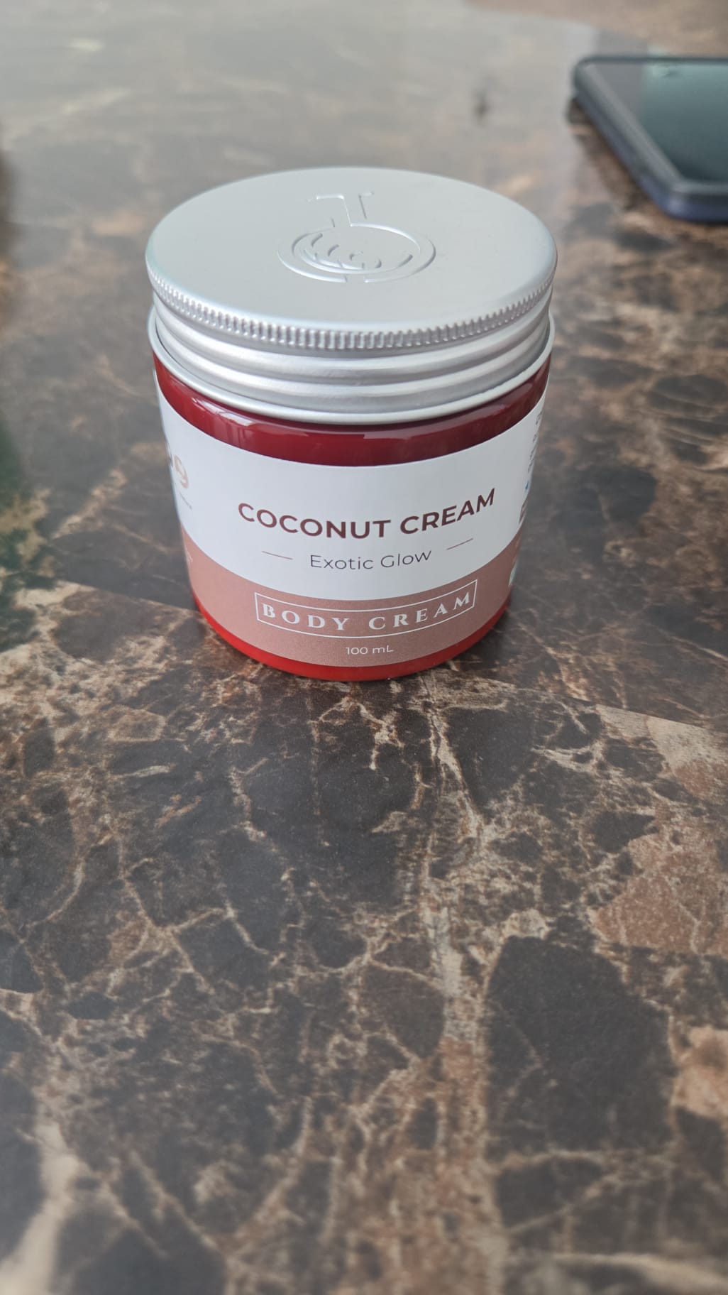 Coconut Cream Body Cream — Exotic Glow (100mL)