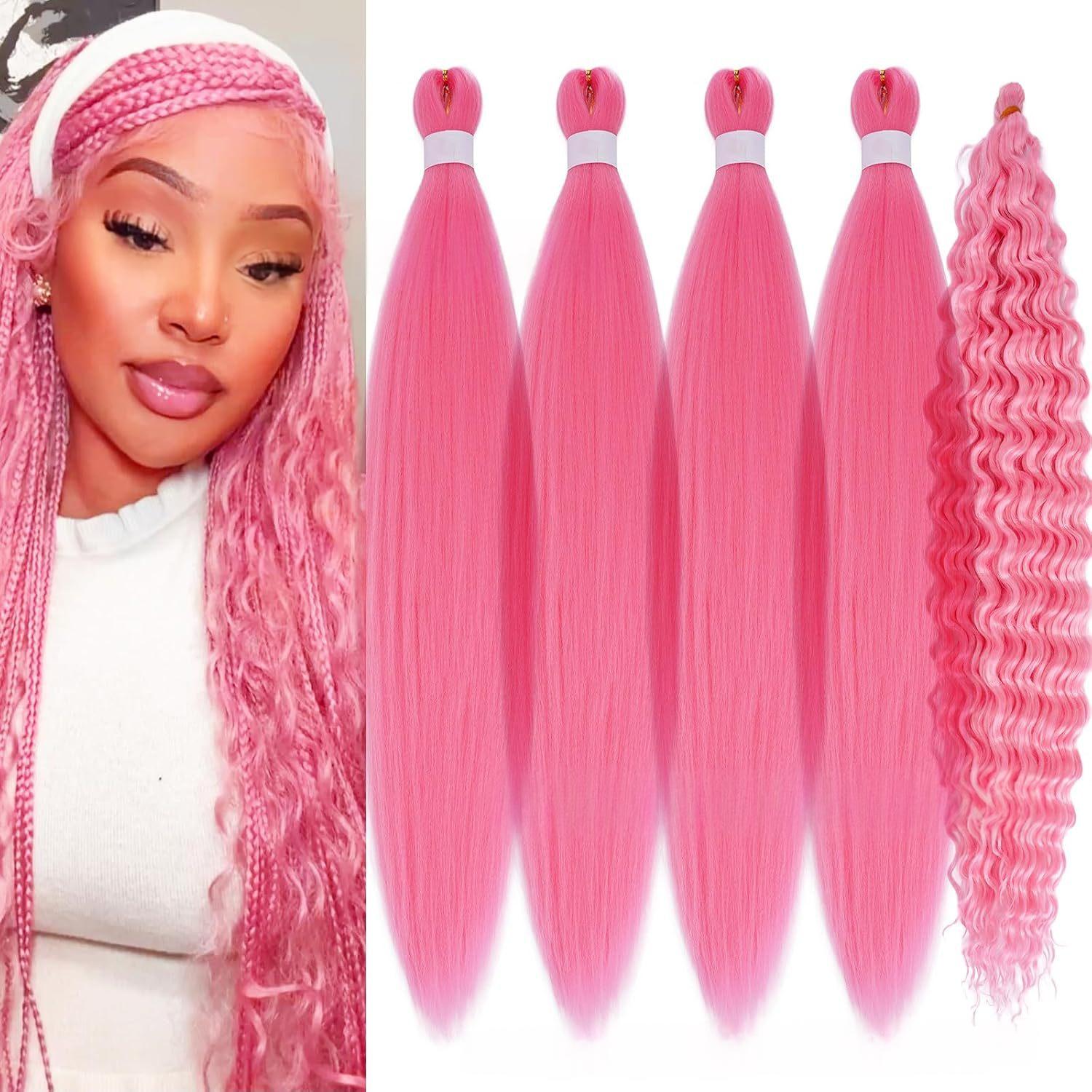 Hair Care Gift Set — Body Wavy Human Hair Wigs 13X4 Lace + Bohemian Braided Hair Braid Set For + European And American Wigs Female S