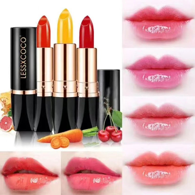 3PCS Color Changing Lipstick Set, Temperature & PH Sensitive