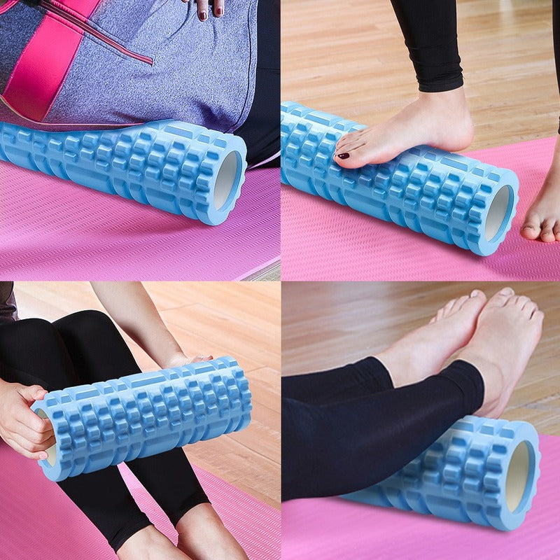 At-Home Spa Gift Set — EMS abdominal muscle stimulator + Roller Fitness Foam Roller Muscle R