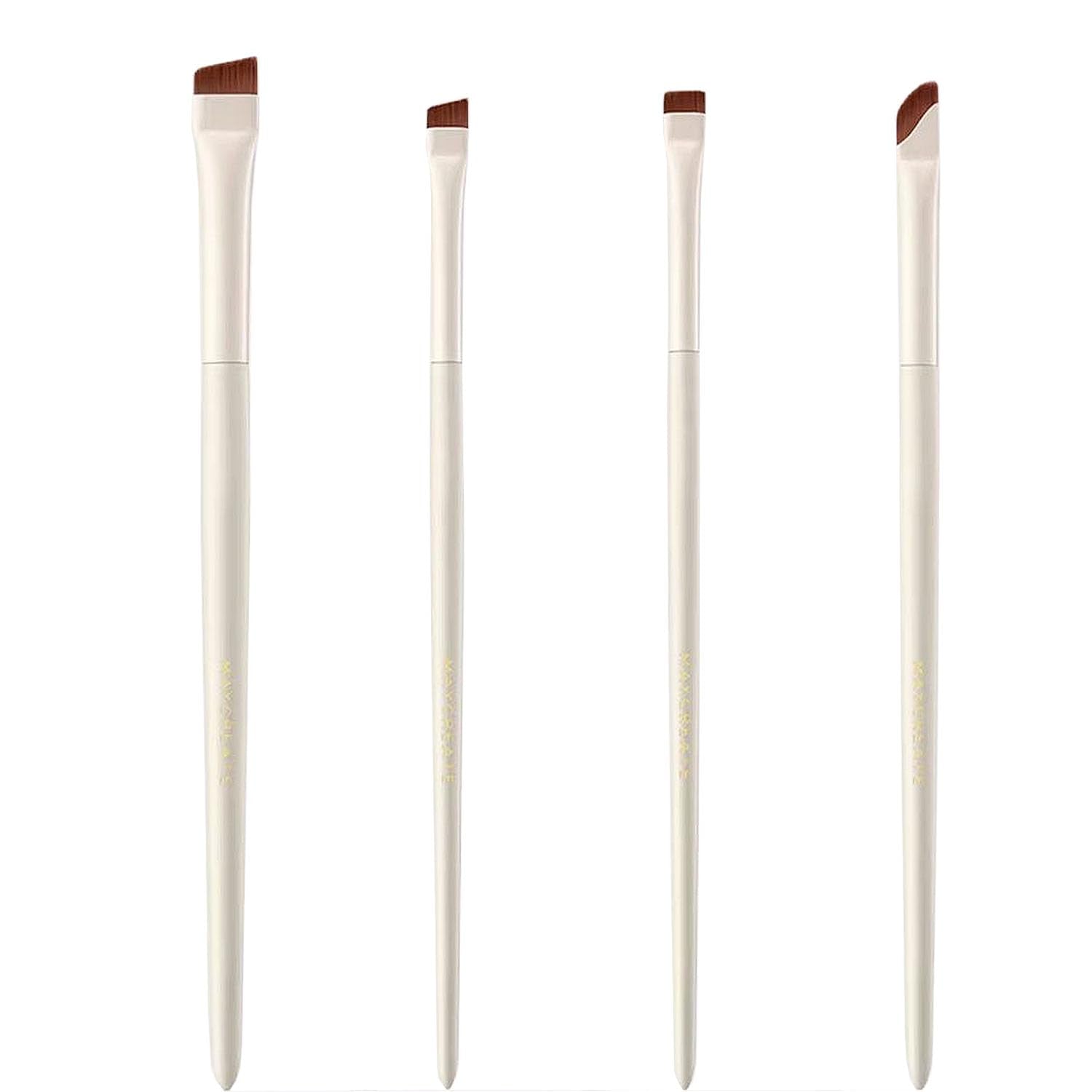 Glam Gift Box — 4 Piece Angled Eyeliner & Brow Brus + Two-in-one Liquid Eyebrow Pencil + DIY Eye Makeup No-punch-hole Drill