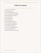 Preview: Table of Contents