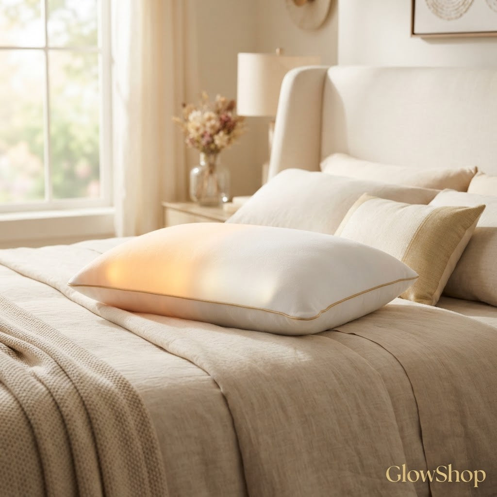 Sunrise Wake-Up Pillow — Programmable LED Light Therapy Pillow