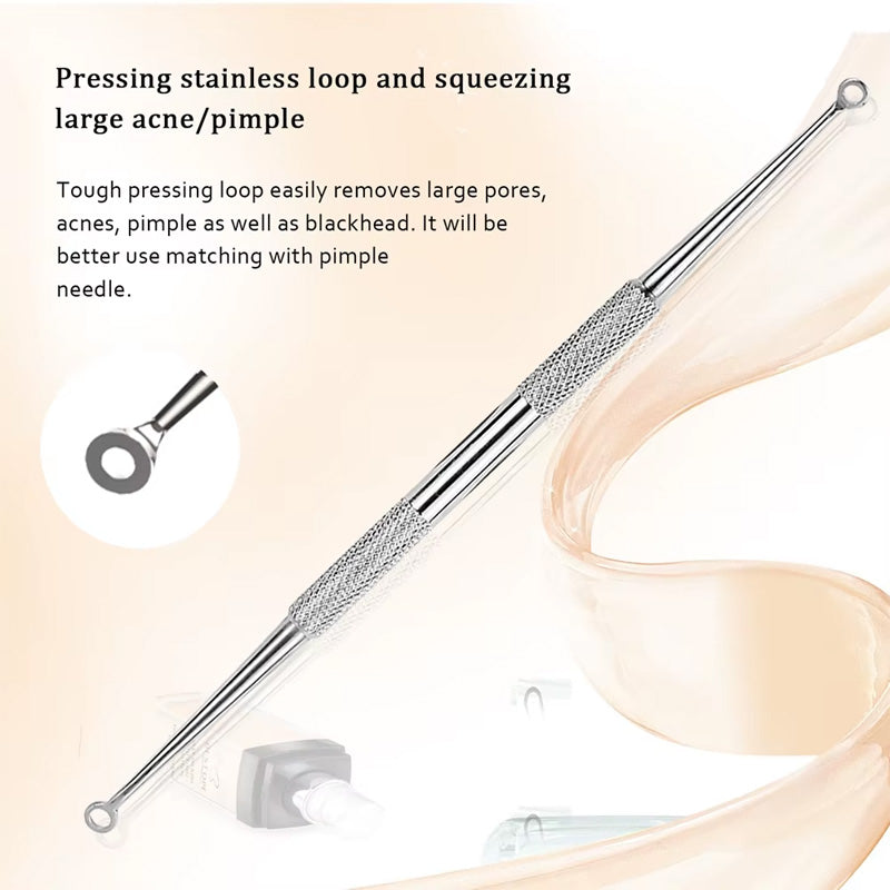 5 Acne Needles,Facial Acne Removal Extractor Blackhead Removal