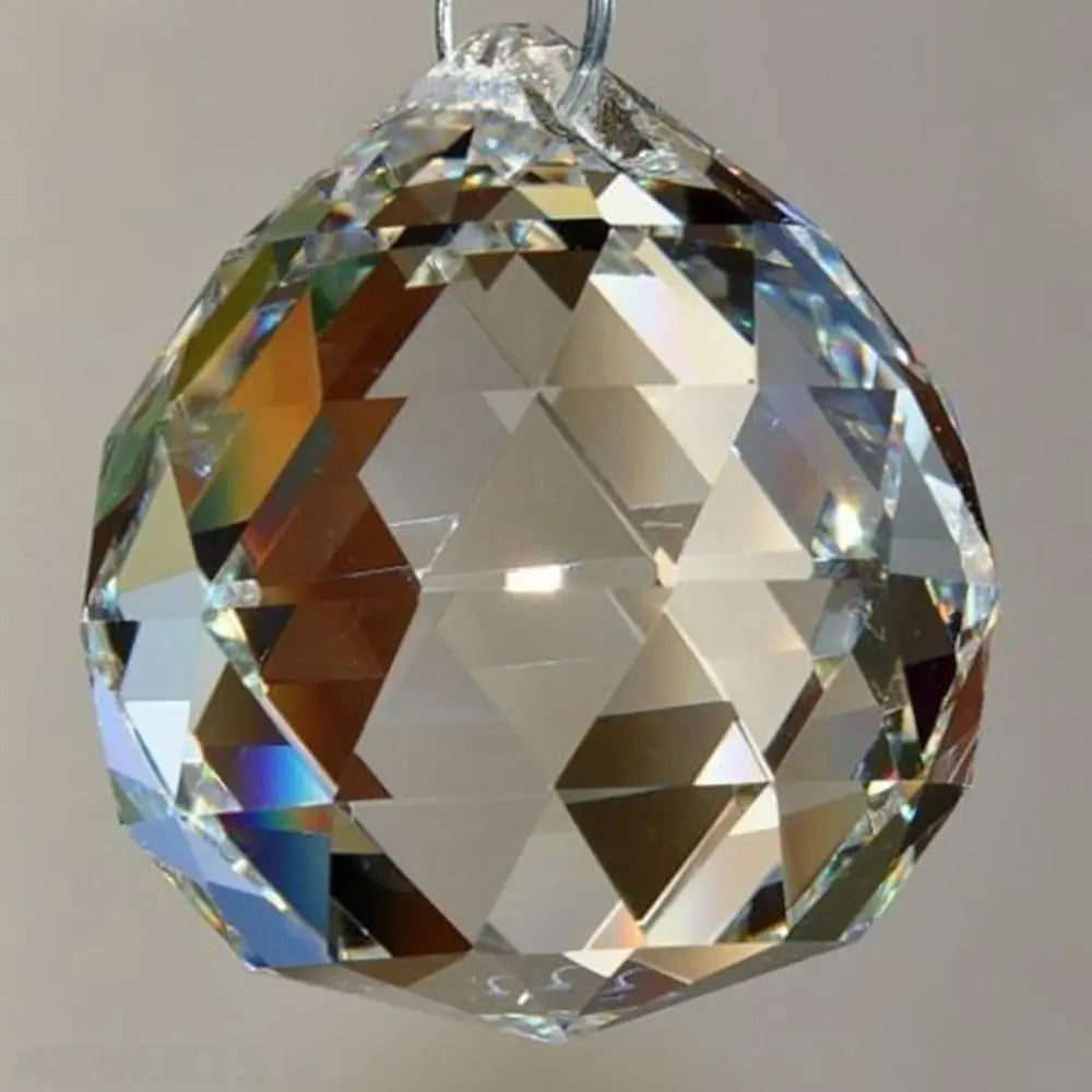 2/3/4/5/6cm Clear Glass Crystals For Chandeliers Faceted Hanging Ball Crystal Drops For Chandelier Parts For Home Decoration