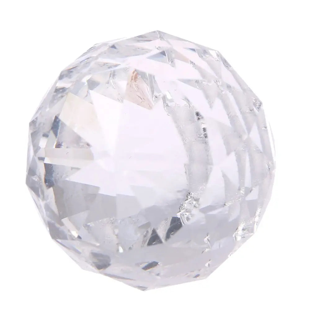 2/3/4/5/6cm Clear Glass Crystals For Chandeliers Faceted Hanging Ball Crystal Drops For Chandelier Parts For Home Decoration