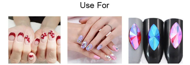 Teardrop Acrylic Non Hot Fix Rhinestones Flatback Pointed Droplet Acrylic стразы Nail Art Rhinestone Nail Art Decorations F0164