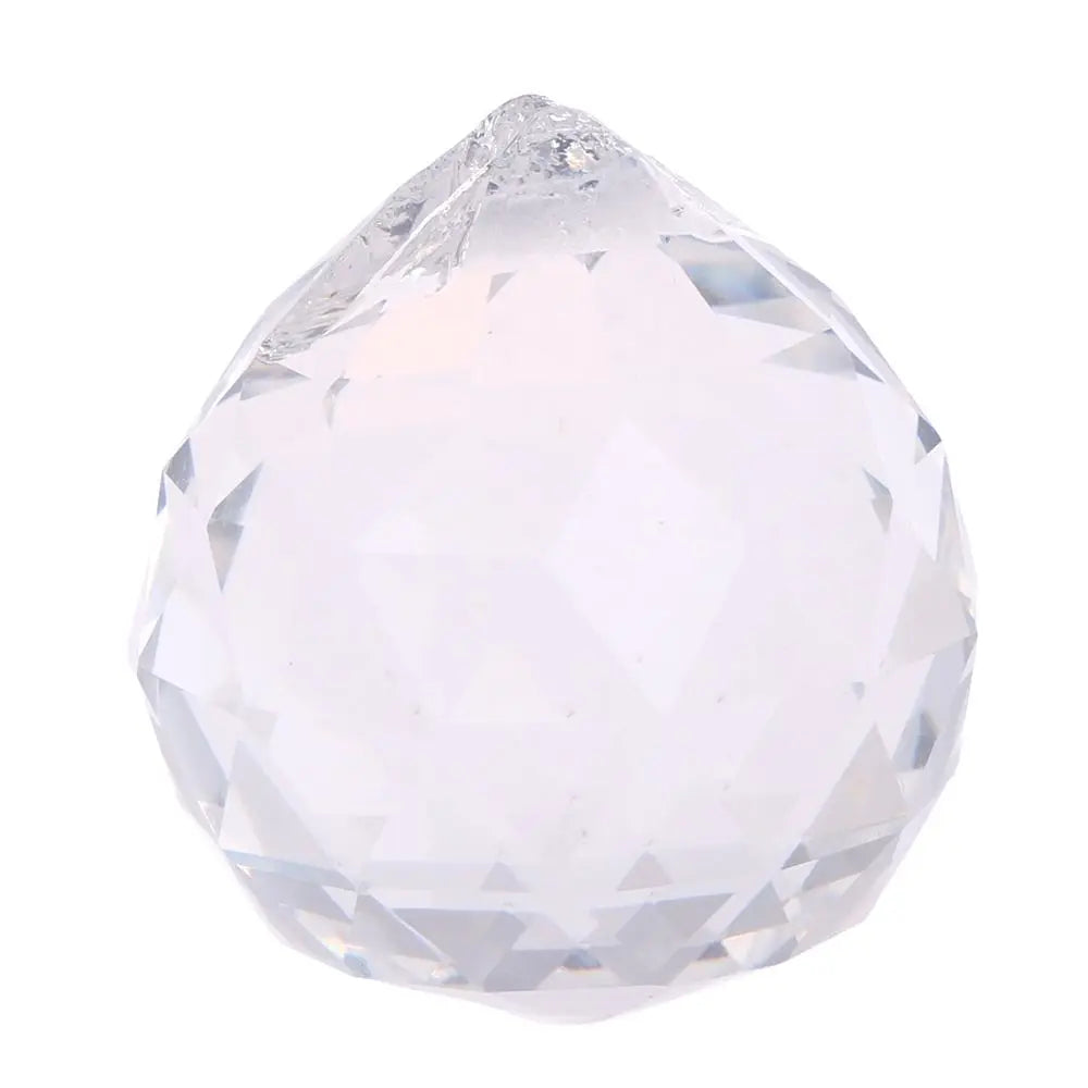 2/3/4/5/6cm Clear Glass Crystals For Chandeliers Faceted Hanging Ball Crystal Drops For Chandelier Parts For Home Decoration
