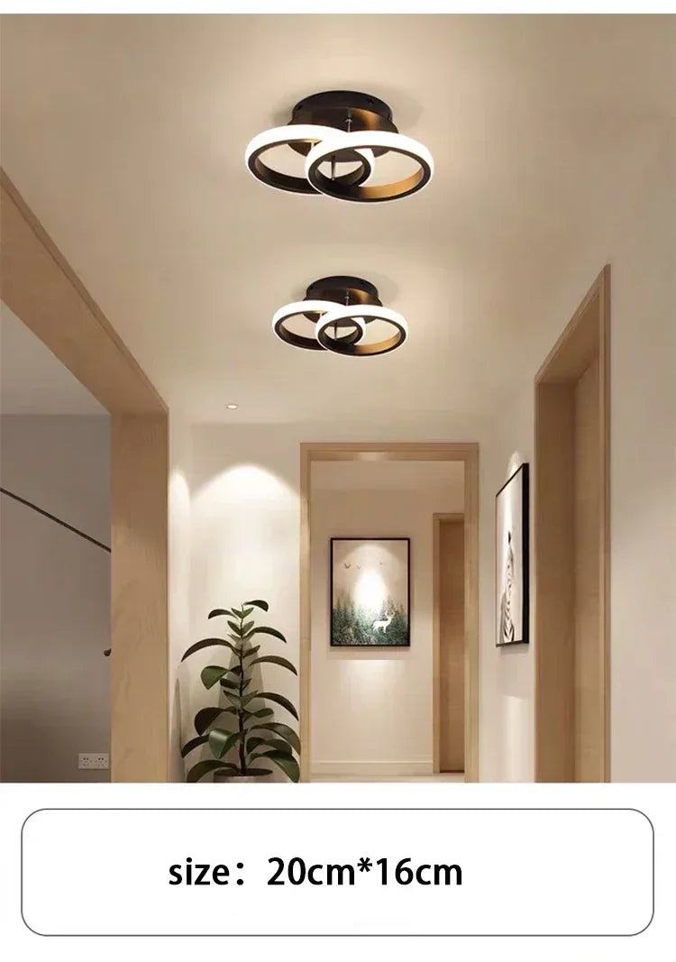LED Strip Aisle Ceiling Lights Modern Minimalist Living Room Lamps For Balcony Entrance Home Decor Fixtures various styles