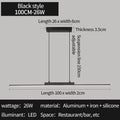 Pendant Light Modern Simple Dining Room Light For Wall Kitchen Long Chandelier Living Room Pendant Lamp Home Decoration Lighting