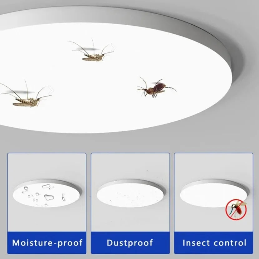 Modern LED Ceiling Light Waterproof Dustproof Three Proof Light Kitchen Bedroom Bathroom Living R...