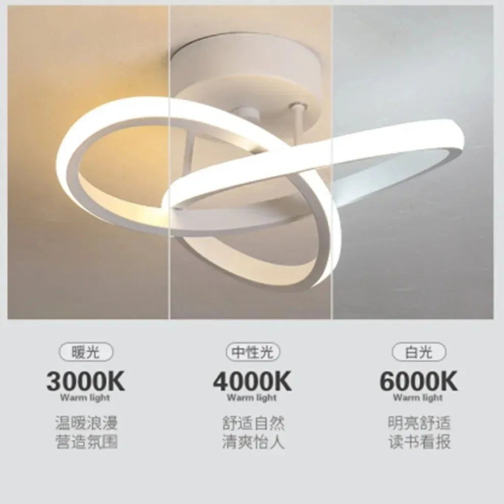 Modern LED Aisle Ceiling Lights Nodic Home Lighting Led Surface Mounted for Bedroom Living Room Corridor Light 3-colo...