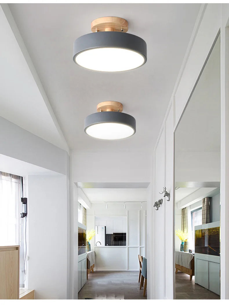 Minimalist aisle Ceiling light corridor Lamps Scandinavian personality creative entrance hall ceiling lamp balcony ceiling light