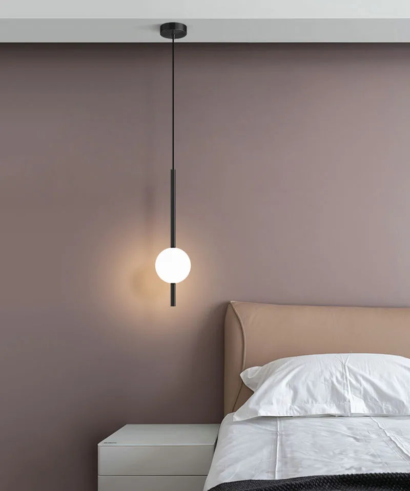 Bedside Pendant Lights for Bedroom Nordic Pendant Lamp for TV background Kitchen Island Restaurant Dinning Room LED Lighting