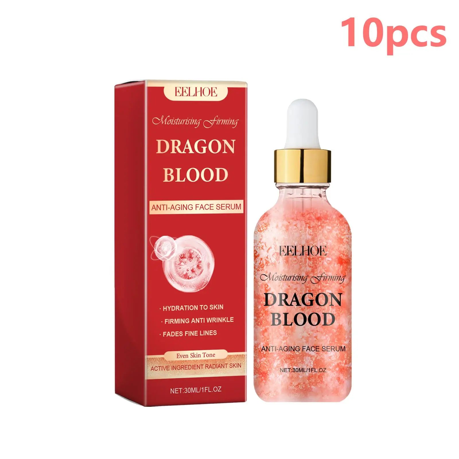 EELHOE Dragon Blood Serum Firm Skin Tightening Moisturizing Facial Rejuvenation Deep Hydration Face Care Anti-Wrinkle...