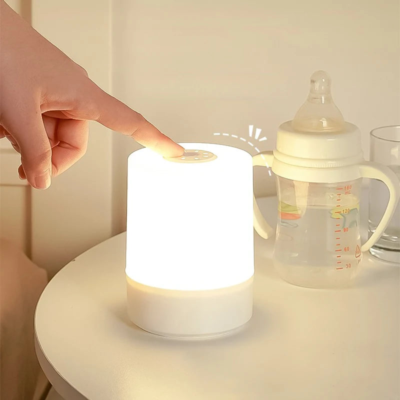Led Night Lights Bedside Dimmable Charging Desktop Night Lamps Bedroom Bedside Lighting Decoratio...
