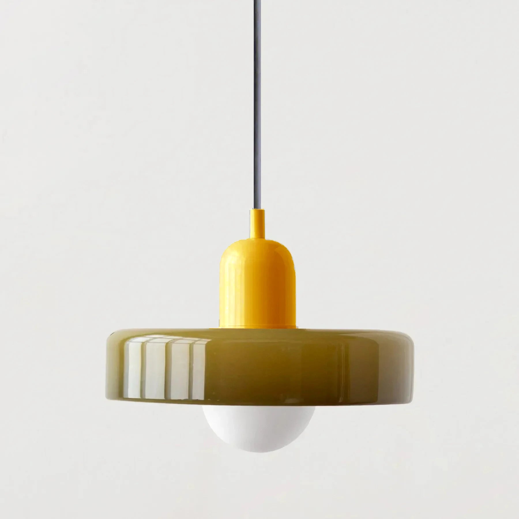 Nordic Retro E27 Colorful Ceiling Chandelier Orange Glass Pendant Lamp for Home Decor Dining Room Cafe Bar Counter Li...