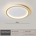 Nordic Minimalist LED Ceiling Light For Bedroom Living Room Aisle Study Room Balcony Circular Remote Control Lighting Chandelier