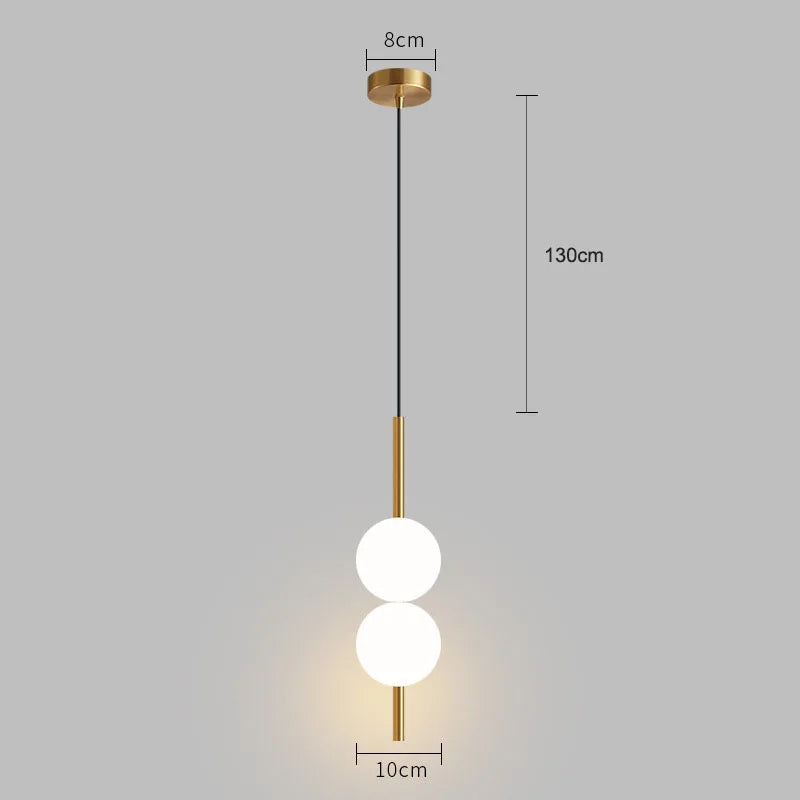 Bedside Pendant Lights for Bedroom Nordic Pendant Lamp for TV background Kitchen Island Restaurant Dinning Room LED L...