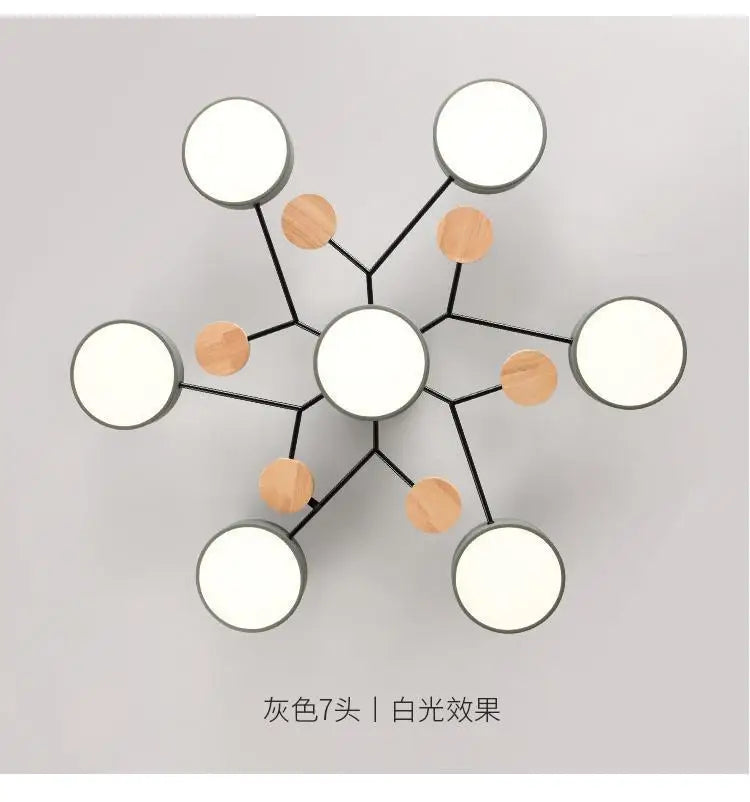 Modern Living Room Ceiling Chandelier Light Three Colors Changed led Ceiling Lights for Bedroom Dining Room 220v Ceiling Lamps