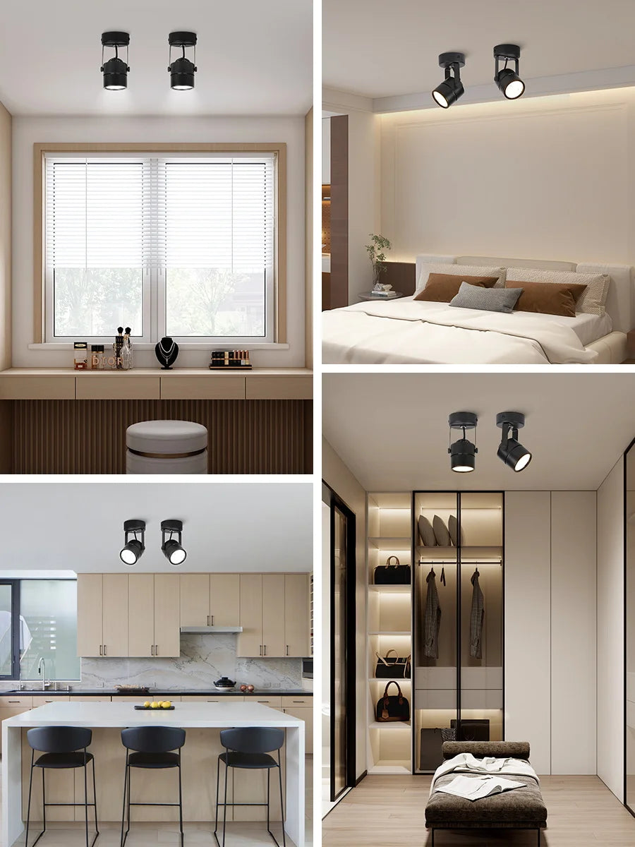 LED Shop Ceiling Spot Lamp Chandelier Bedroom Vestibule GU10 Bulb Replacement Led Spot for Corridor Home Decor Lights Hallway
