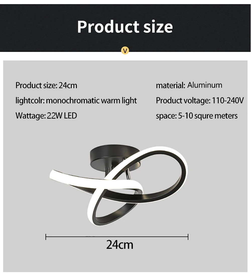 Modern LED Aisle Ceiling Lights Home Lighting Led Surface Mounted for Porch Bedroom Living Room Corridor Light Balcony Lights
