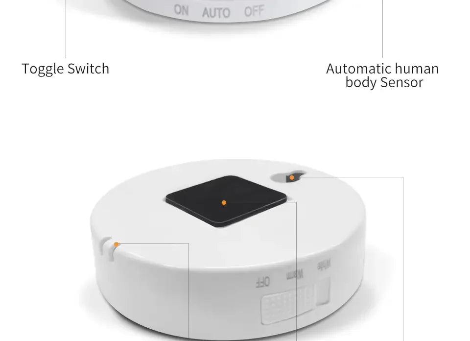 LED Motion Sensor Light Night Light USB Rechargeable Night Lamp for Kitchen Cabinet Wardrobe Lamp...