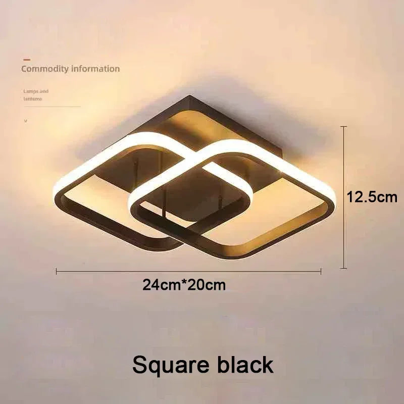 LED Strip Aisle Ceiling Lights Modern Minimalist Living Room Lamps For Balcony Entrance Home Decor Fixtures various s...