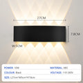 LED Up and Down Illuminated Wall Light Waterproof Interior Wall Light Bedroom Living Room Corrido...
