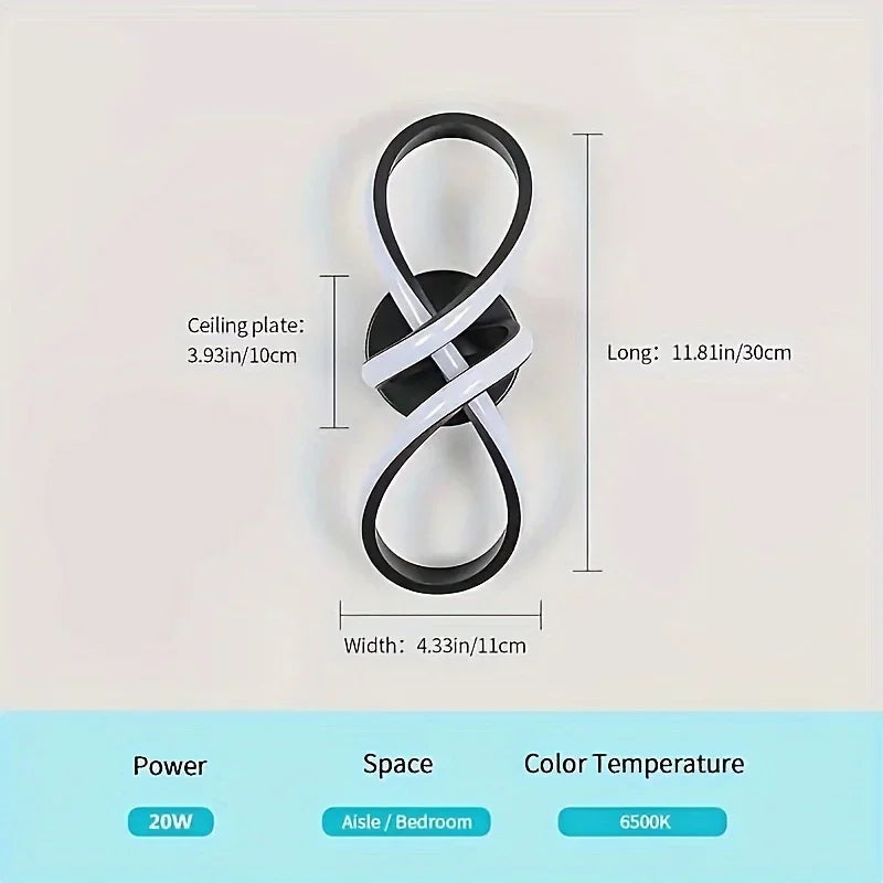 Modern LED Ceiling Light Black And White Color Forntrance Corridors Entryways Cloakrooms Balconies Indoor Decoration ...