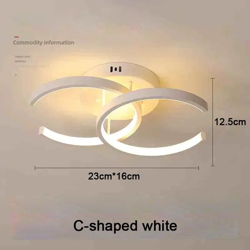 LED Strip Aisle Ceiling Lights Modern Minimalist Living Room Lamps For Balcony Entrance Home Decor Fixtures various s...