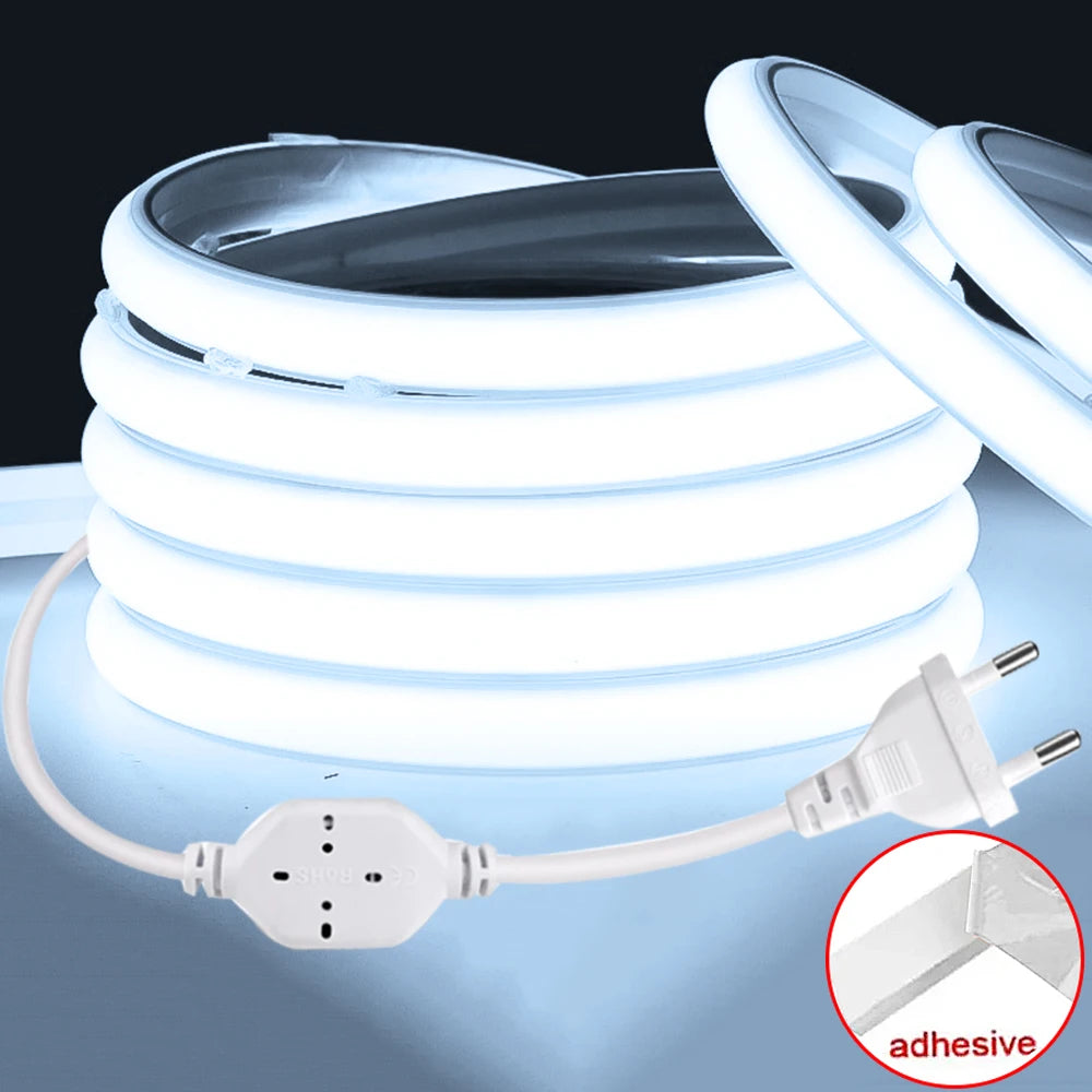 1M-30M COB LED Strip Light Super Bright Led Strip Lights Outdoor Lamp Waterproof Flexible Ri...