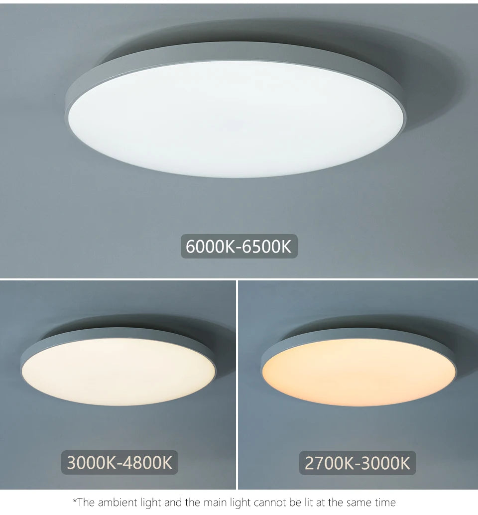 30W 36W Smart LED Ceiling Light RGB Dimming APP TUYA Remote Control Timing Indoor Home Decor Blue...