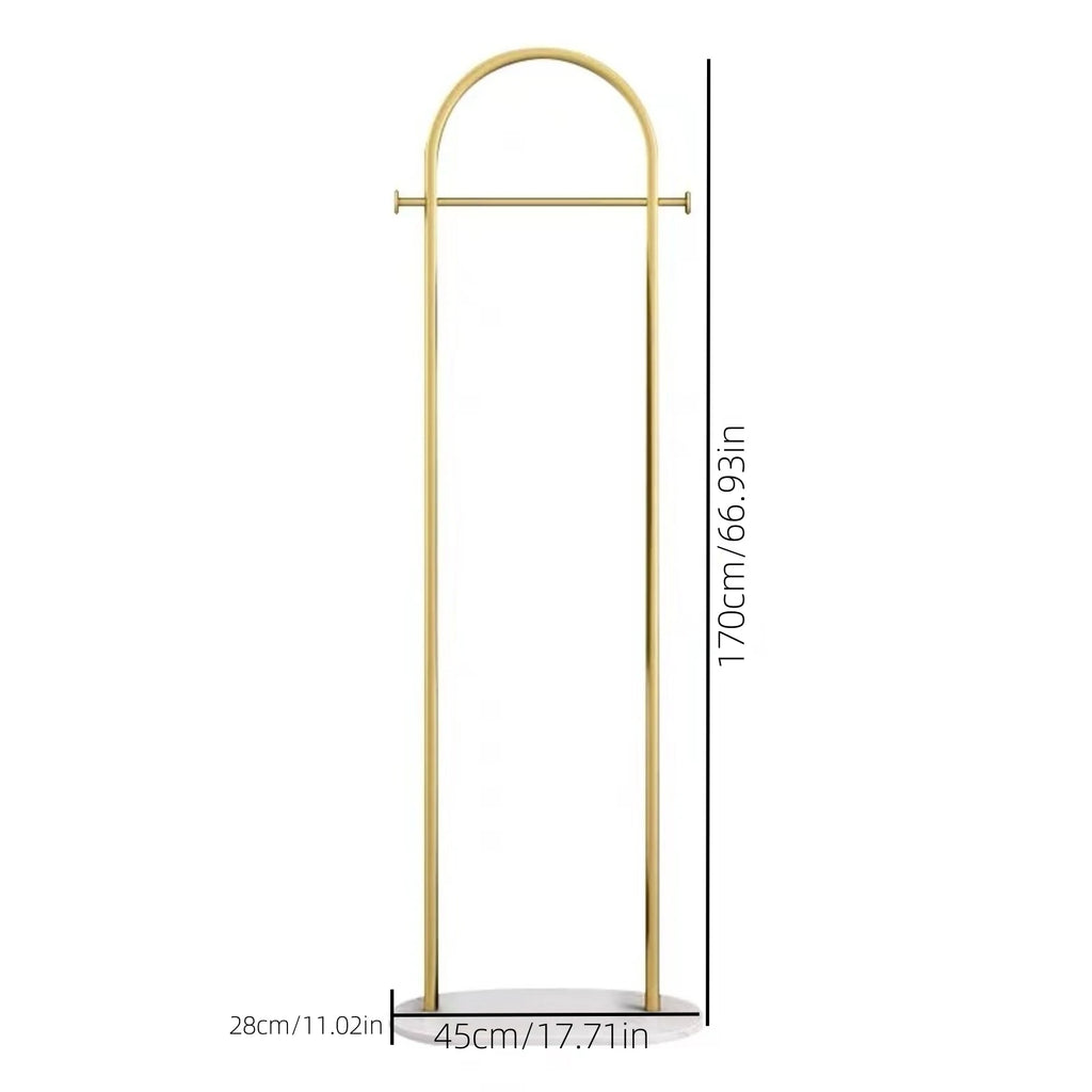 Floor-Standing Clothes Rack for Bedroom, Space-Saving Modern Minimalist Home Use Clothes Rack for Living Room, Indoor Coat Rack