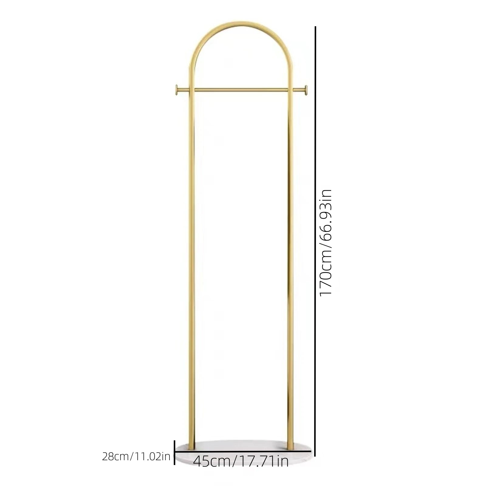Floor-Standing Clothes Rack for Bedroom, Space-Saving Modern Minimalist Home Use Clothes Rack for Living Room, Indoor Coat Rack