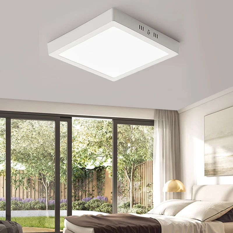 Led Ceiling Lights Fixture 110V 220V Ultra Thin Panel Lamp Led Chandelier Indoor Lightfor Living Room Bedroom Round Ceiling Lamp