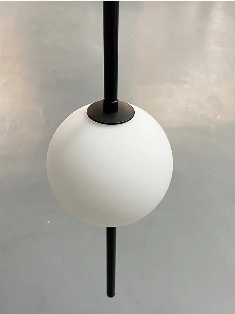 Nordic Simple Glass Ball Pendant Lights Dining Room Bedroom Decor Hanging Lamp Restaurant Bar Suspension Chandeliers Lighting