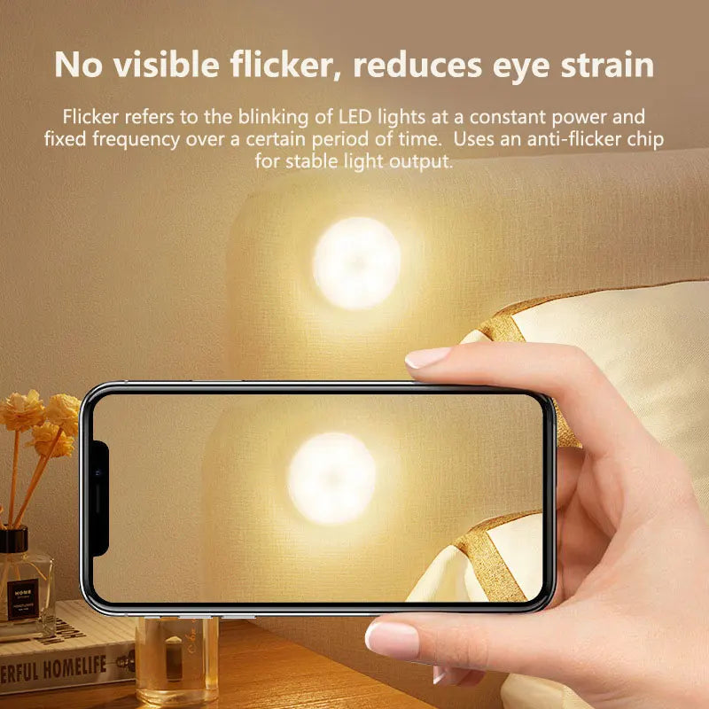 Intelligent Sensing Night Light LED Night Light with Digital Sensor Head Magnetic Suction Wireles...