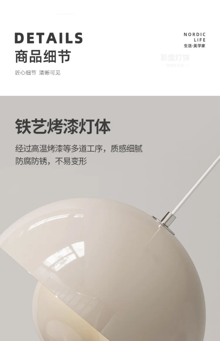 Nordic Led Color Chandelier Macaron Danish Mushroom Hanging Lights Restaurant Kitchen Pendant Lamp Home Luminaire LED Lighting