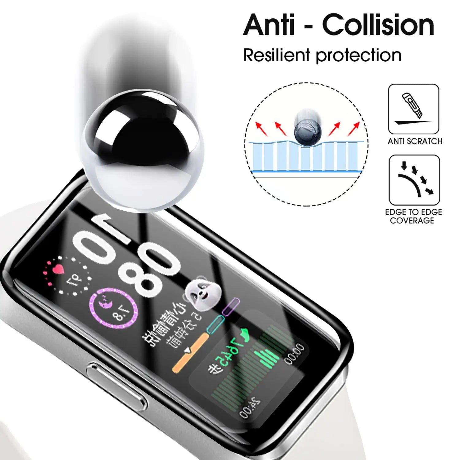 Screen Protector for Huawei Band 11 11Pro 10 9D Curved Screen Protector Soft Ultra-HD Full Coverage Protective Film Not Glass