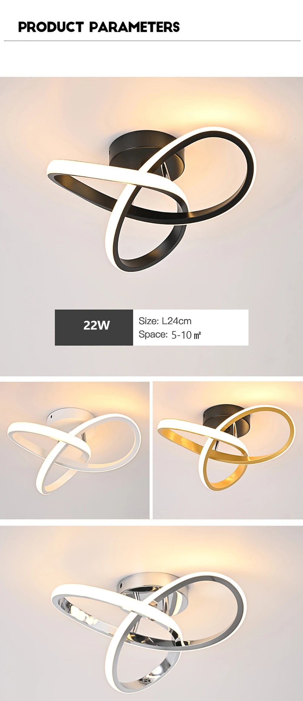 Modern LED Aisle Ceiling Lights Home Lighting Led Surface Mounted for Porch Bedroom Living Room Corridor Light Balcony Lights