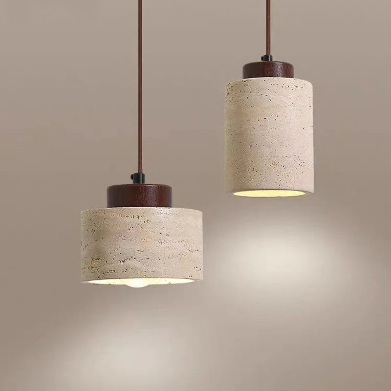 Modern Travertine Stone Pendant Light Versatile In Various Styles Bedroom Dining Room Kitchen Island  Decor lamp Fast Delivery