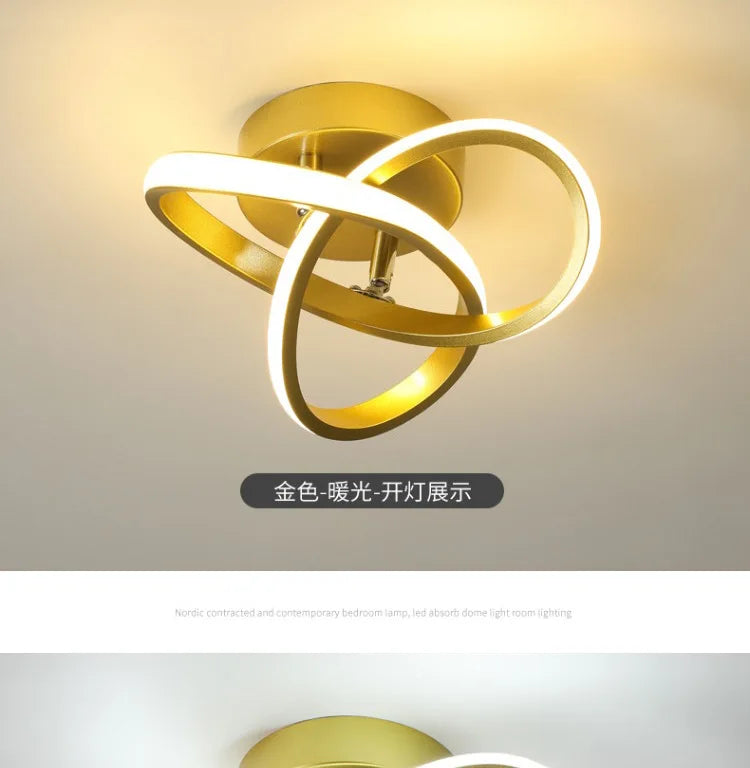 Modern LED Ceiling Light Minimalist Balcony Aisle Lamp Home Corridor Porch Channel Ceiling Lamp Nordic Ins Wind Cloakroom Lamp