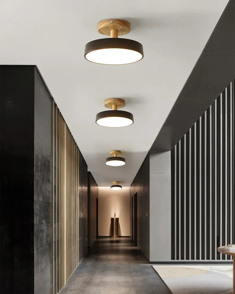 Nordic Macaron Ceiling Lamp Iron  Lamps for Living Room LED Lights for Room White/Green Furniture Luminaire Ceiling Lighting