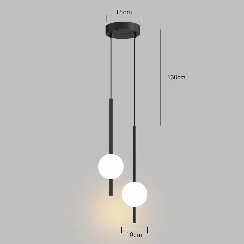 Bedside Pendant Lights for Bedroom Nordic Pendant Lamp for TV background Kitchen Island Restaurant Dinning Room LED L...